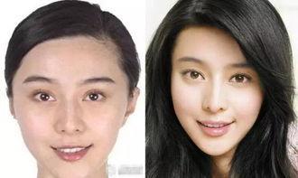 明星网红素颜对比照